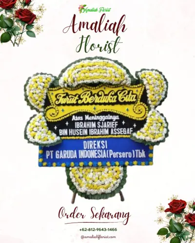 Papan Bunga Duka di Sibangkaja