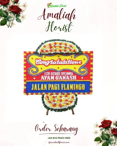 Bunga Papan Congratulation di Sibangkaja